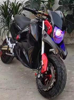 电摩小电猴子M5摩托车Z6成人高A速电动车72V街跑酷车M3跑车电动车