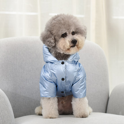 秋冬装加厚款宠物羽绒服泰迪x比熊博美猫咪小型犬狗狗衣服冬季棉