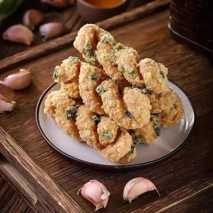 福建厦门闽南特产蒜香麻花红发蒜蓉枝手工葱香麻花油赞子传统小吃