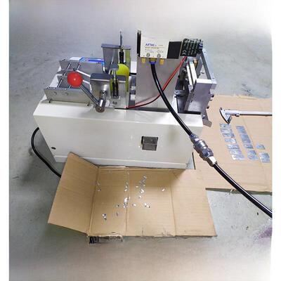 全自动pvc冲孔机钢带气动模切机打包带倒圆角裁切机 非标铝带打孔