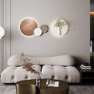 客厅沙发背景墙金属挂件饭厅墙面装饰铁艺壁挂壁饰轻奢玄关挂件