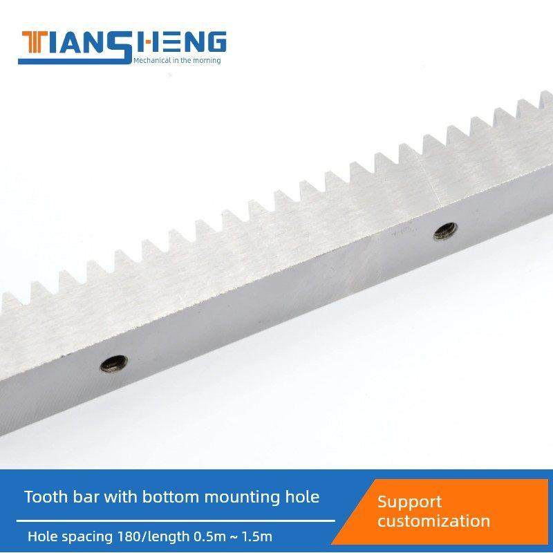 带安装孔齿条 1模/1.5模/2模/2.5模/3模 齿轮直齿条导轨 底部孔,五金/工具,齿轮,淘宝优惠券,粉丝福利购,淘宝优惠卷