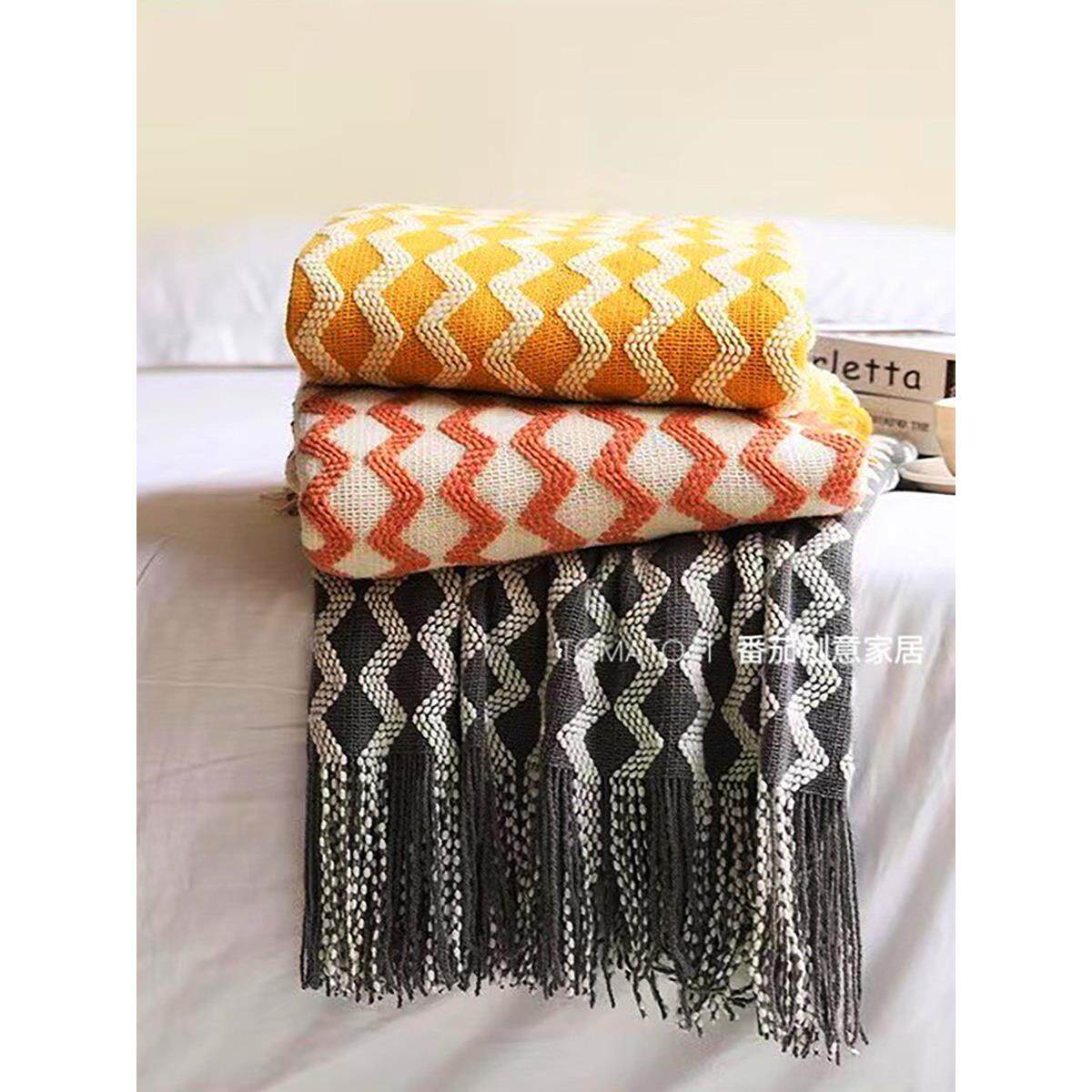 北欧沙发巾全盖轻奢防滑盖布客厅单人靠背巾加厚可铺可盖多功能毯