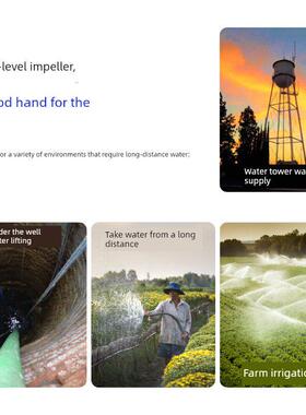 Srm上海人民Qd多级潜水泵家用工业农业深井泵农田灌溉高扬程