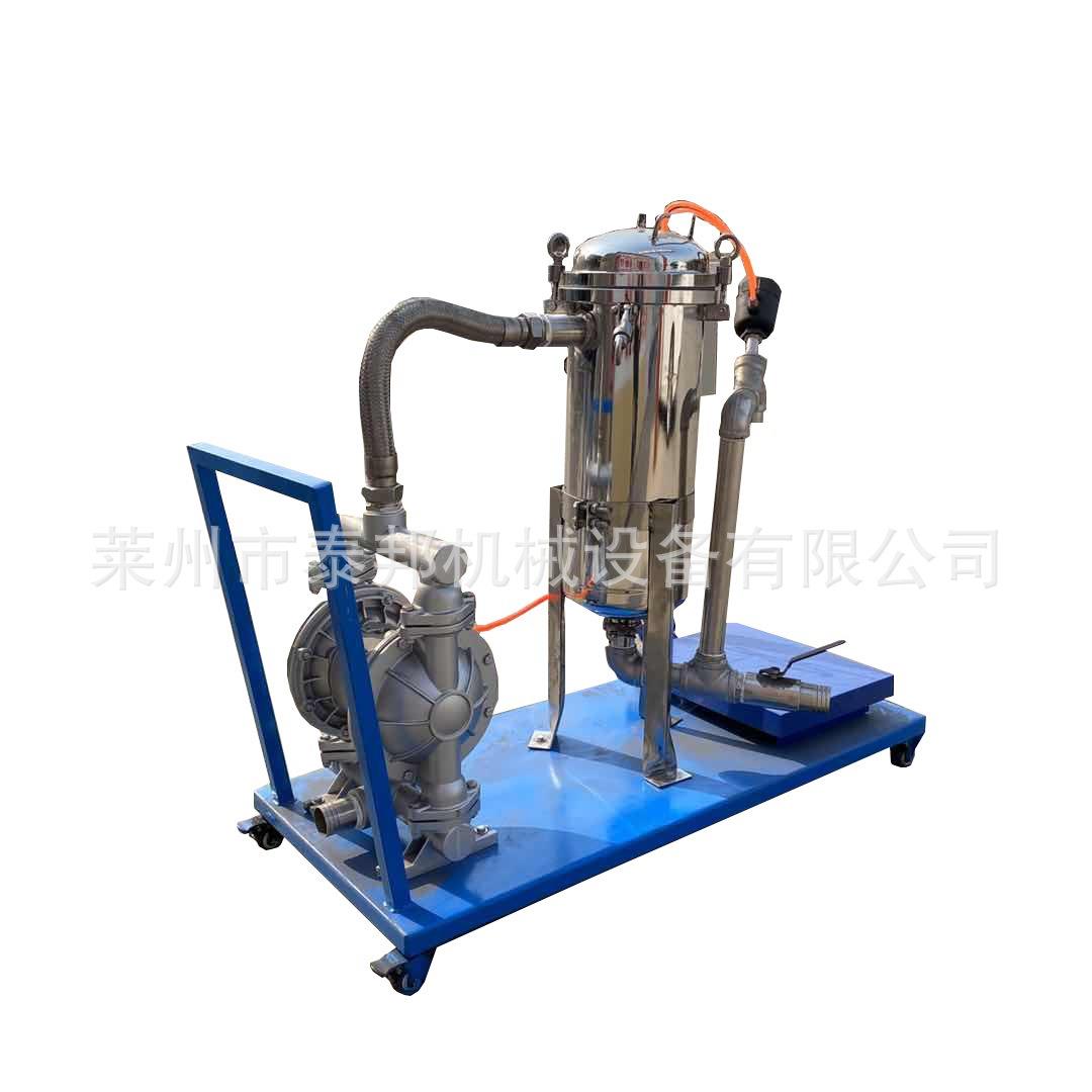 厂家供应固液加压过滤机过滤灌装称重压盖一体机过滤器固液分