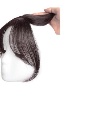 3d八字刘海仿真发女中分刘海自然前额增发量蓬松高颅顶假发补发片