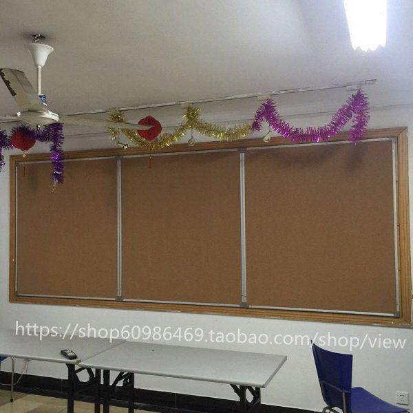 铝框软木板照片墙留言板90*120CM 照片板 图钉板 按钉板宣