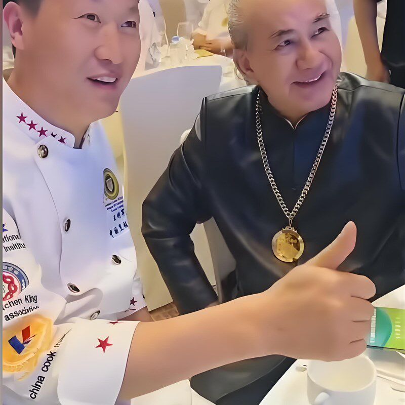 食神夏季精厨师长行政总厨餐饮评委鲍鱼烹饪大师厨师服工作服