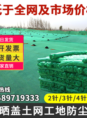 建筑工地防尘网盖土网绿色遮阳网绿网绿化网盖土网绿色裸土覆盖网
