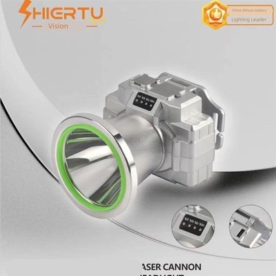 视尔途头灯充电矿灯锂电头戴式户外钓鱼工地巡逻放哨采摘割胶照明