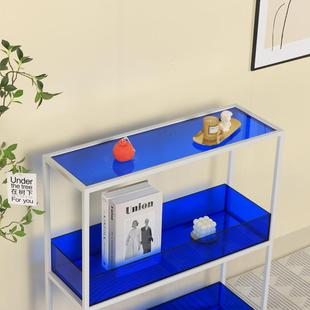 现代设计师店面色彩展示架家用装 简约创意亚克力多层置物架 饰柜