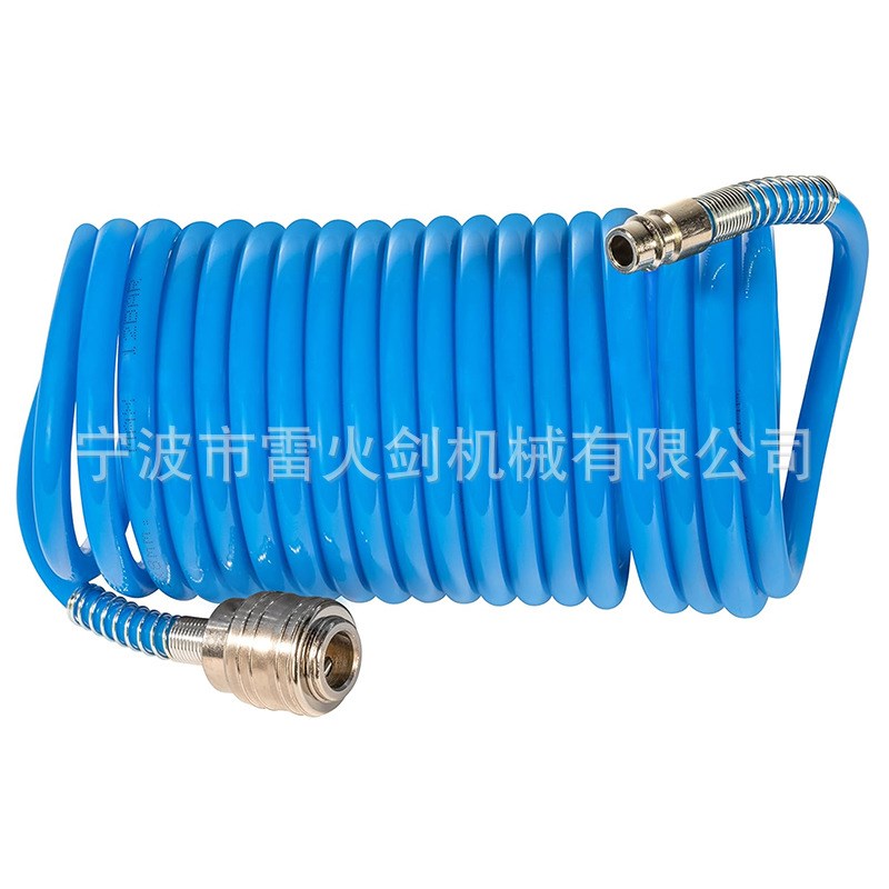 欧式快速接头 轮胎维修打气软管 充气管5米 8mm接头 气动工具