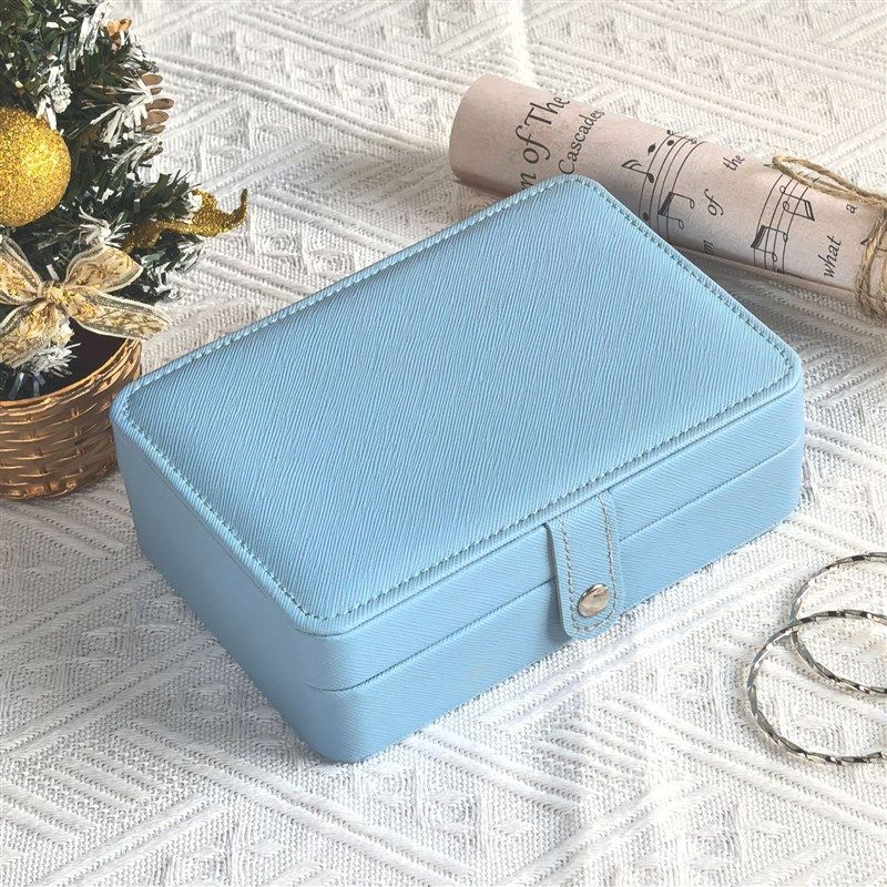 便携首饰盒收纳家用防水饰品首饰收纳盒高级感现货双层礼品盒,包装,首饰包装,淘宝优惠券,粉丝福利购,淘宝优惠卷