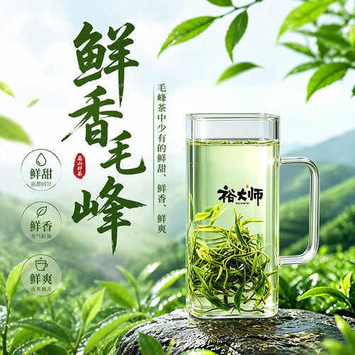 裕大师毛峰贵州一级200g高山绿茶