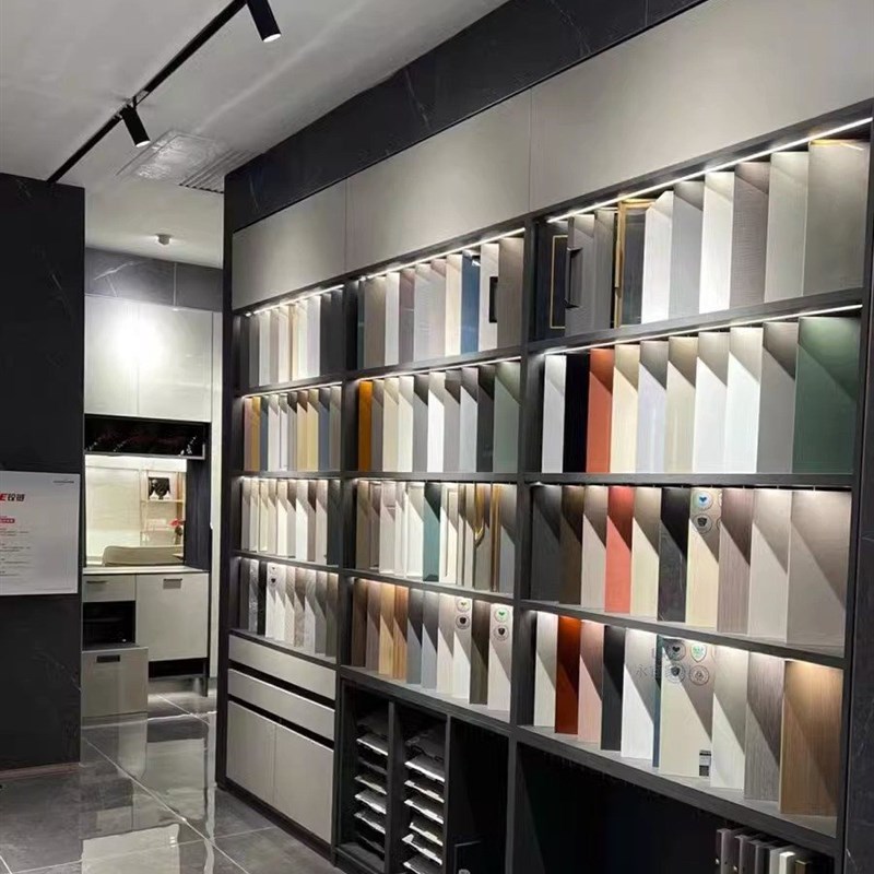 全屋定 制瓷砖色板展示架橱柜门板色卡石材板小亚克力展架