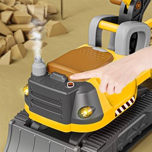 儿童玩具车挖土机小孩3-6岁4汽车玩具可坐人大型工程车男孩挖掘机