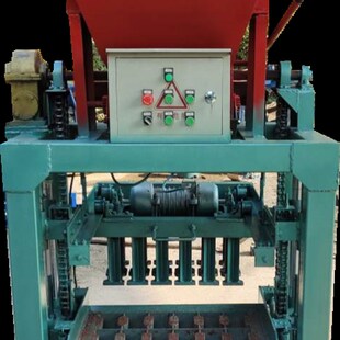 半自动免烧水泥空心路面彩砖透水砖机预制品护坡压砖机配件模具