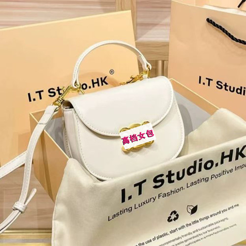 凯旋门真皮手提马鞍包女2025新款小众高级感单肩斜挎包精致小包包