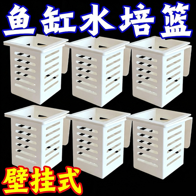 鱼缸壁挂式水草定植篮红薯篮装饰