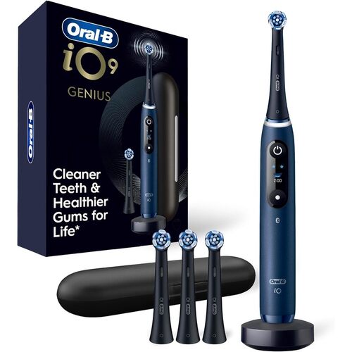 美版Oral-B欧乐B iO9 Genius电动牙刷7模式互动显示充电旅盒4刷头