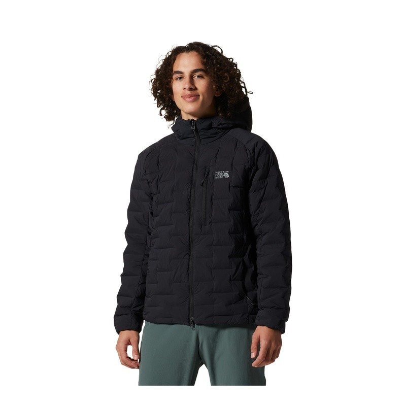 美版 MountainHardwear/山浩男士Stretchdown连帽羽绒服700蓬保暖
