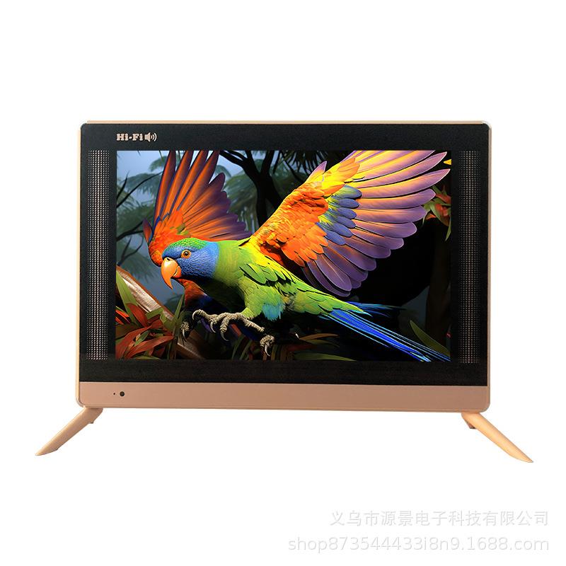 非洲带钢化玻璃液晶电视机22寸HI-FI喇叭音筒太阳能直流电视12V