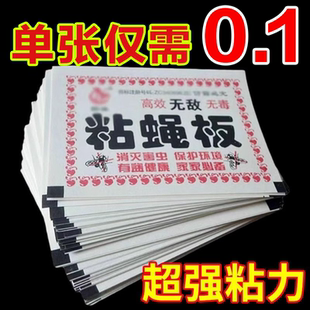 苍蝇贴强力粘苍蝇纸粘蝇板沾蚊蝇杀手捕捉器一扫光家用灭蝇子神器
