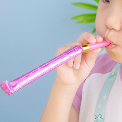 创意哨子生日氛围吹卷吹龙口哨吹吹卷吹气喇叭吹吐舌头摆摊