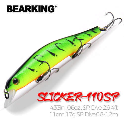 熊王BEARKING路亚11cm17g沉水硬饵淡水黑坑翘嘴鲈鱼米诺假饵 Z110