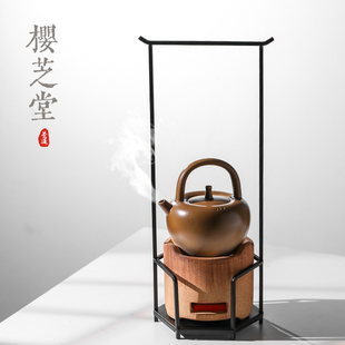小风炉陶土煮茶炉子户外家用烧水壶煮茶器火炉子 潮州功夫茶炉老式