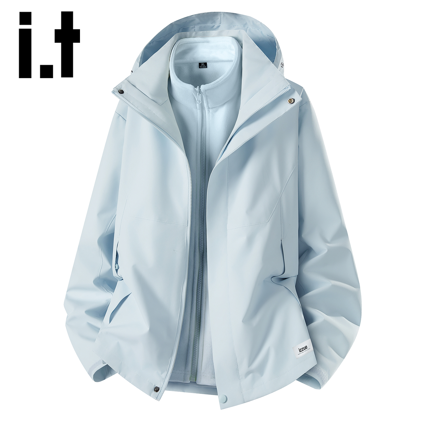 itizzue潮牌加厚冲锋夹克男