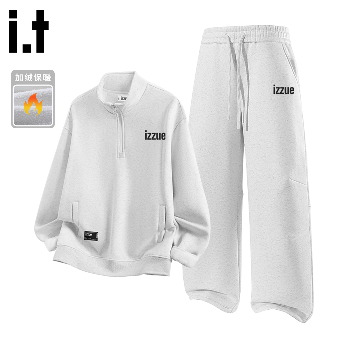 itizzue原创卫衣休闲裤套装男女
