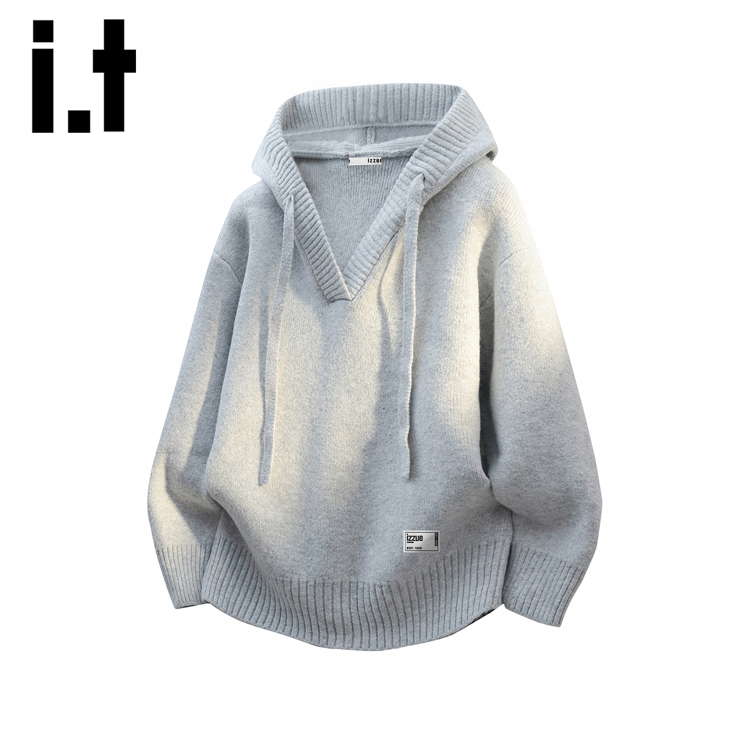 it潮牌运动风宽松休闲连帽卫衣男