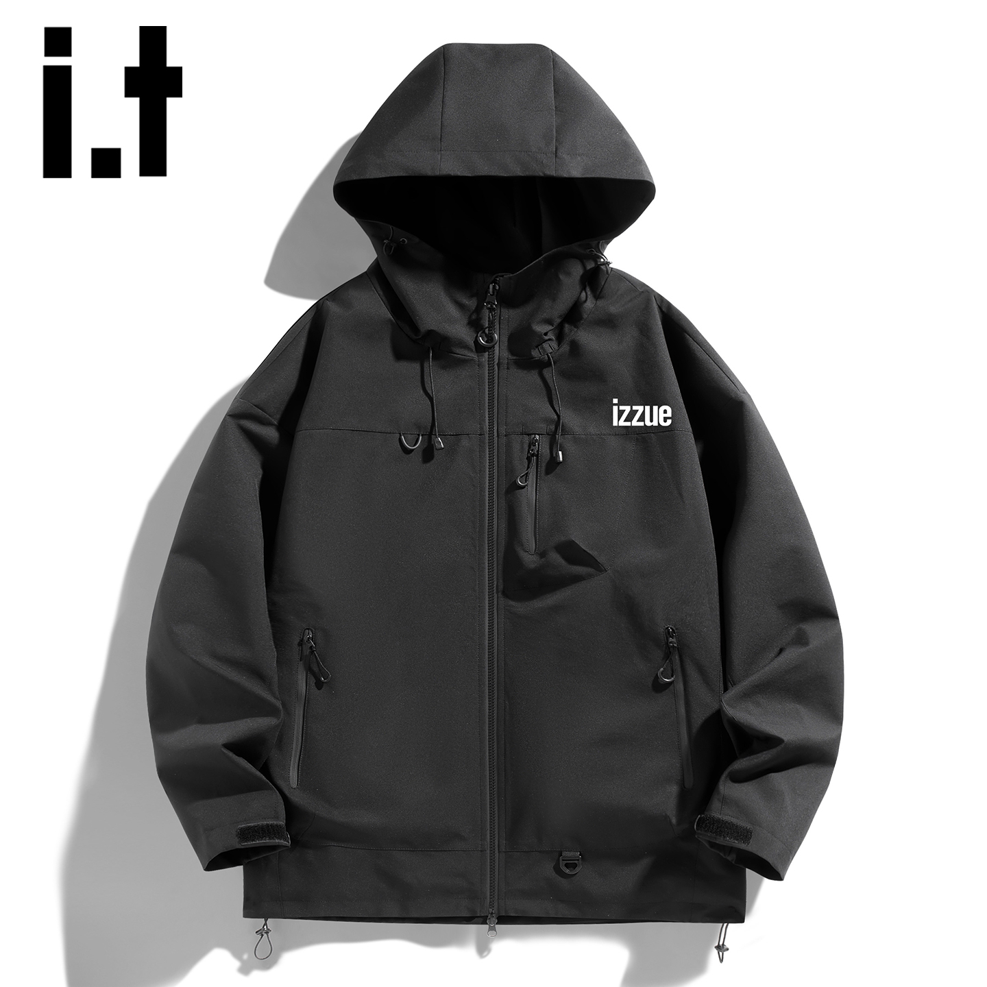 itizzue官方连帽夹克男款登山服
