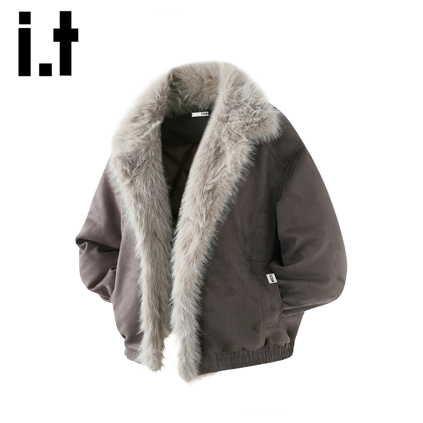 itizzue冬季加厚保暖棉衣外套男