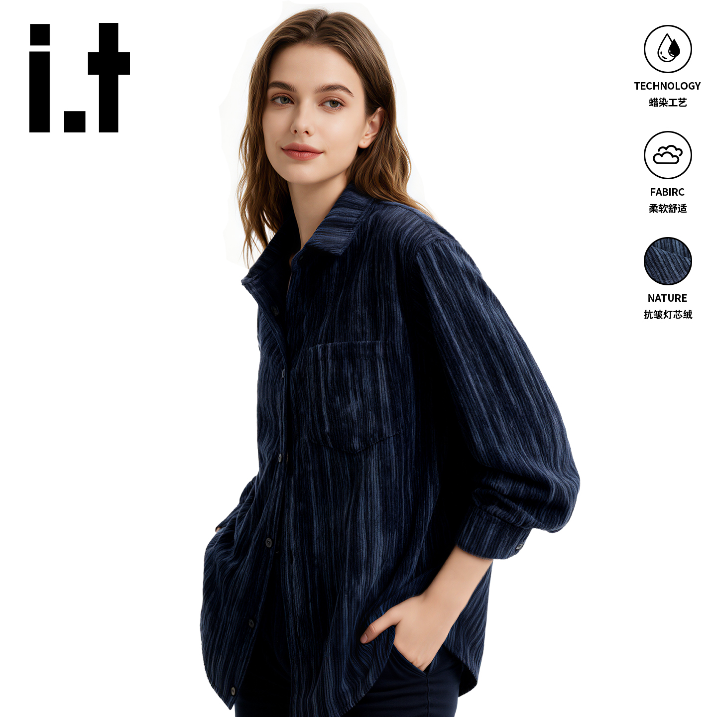 it衬衫女官方新款长袖上衣