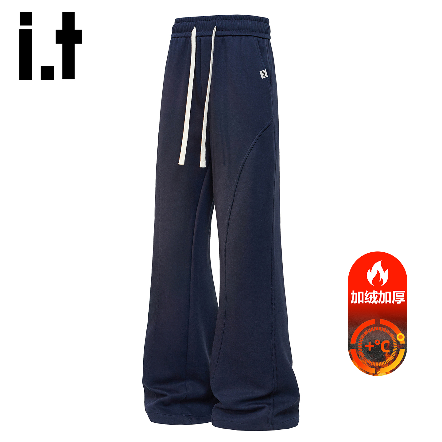 itizzue加绒加厚休闲裤男秋冬