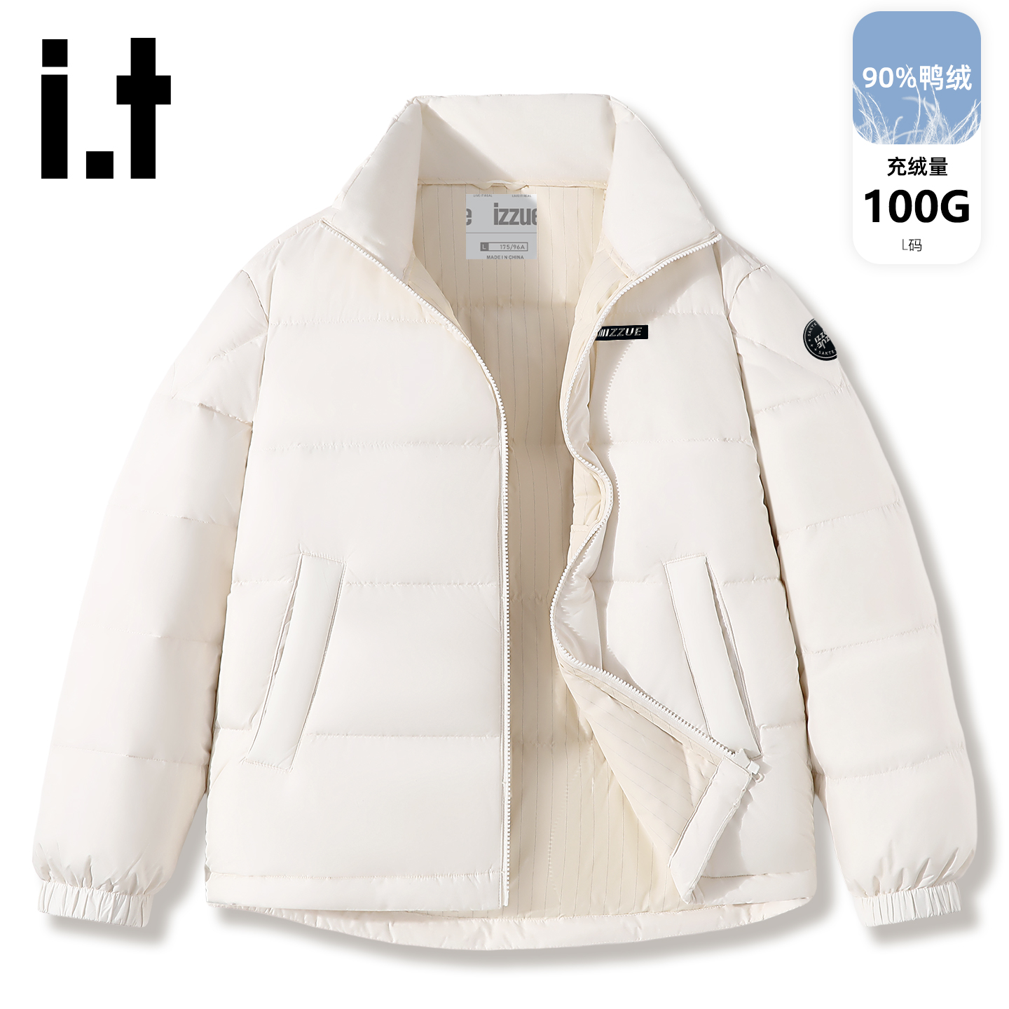 it羽绒服女款防风抗寒面包服