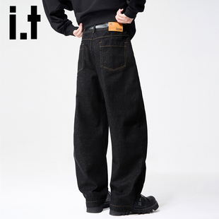 裤 复古大口袋直筒工装 男款 秋季 宽松阔腿休闲裤 izzue潮牌美式