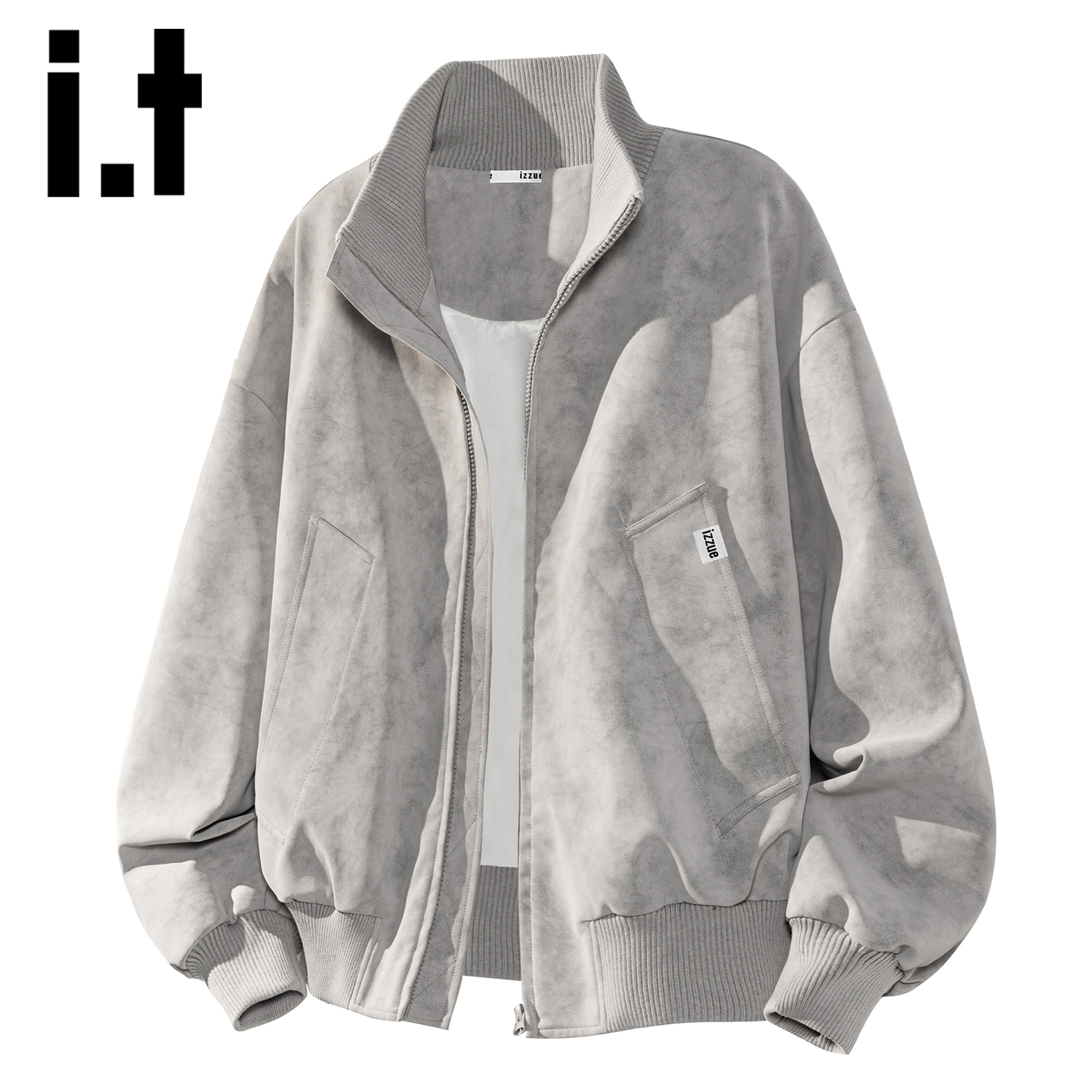 itizzue美式复古潮牌棒球服外套