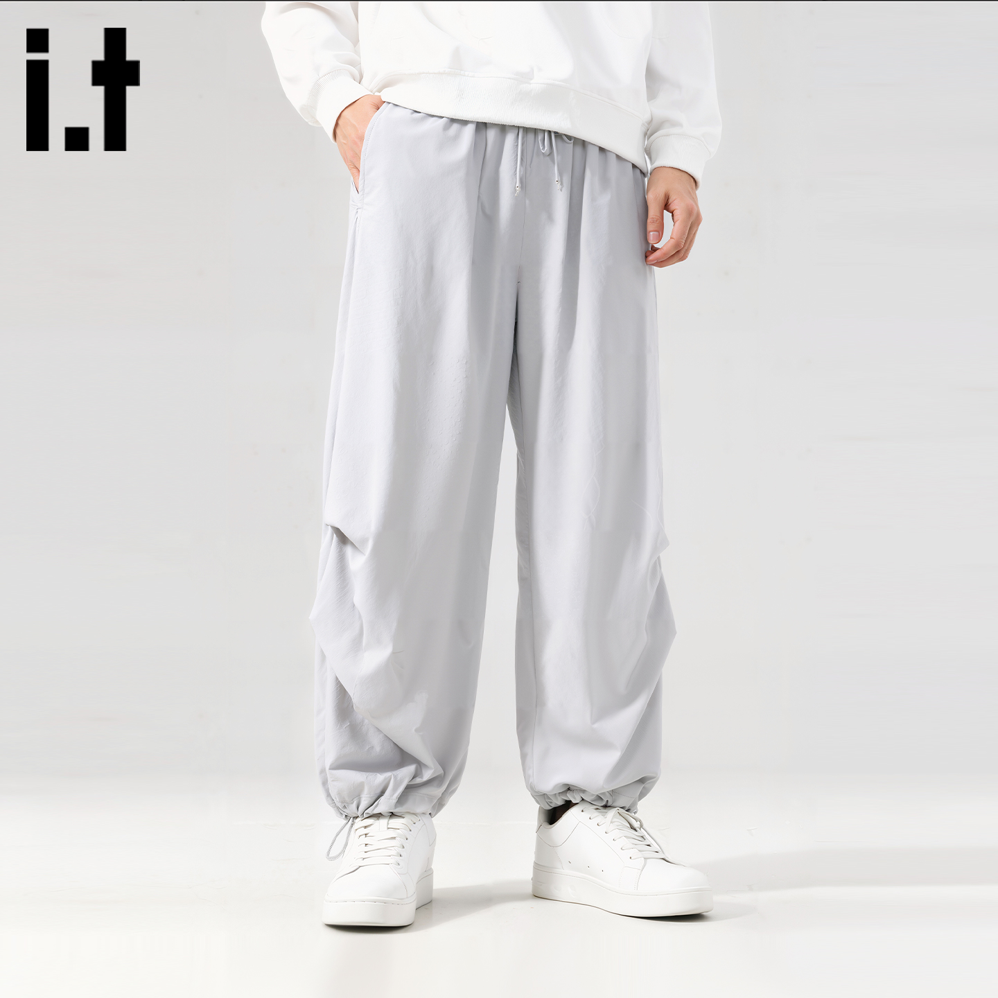 it裤子男女轻薄透气运动裤