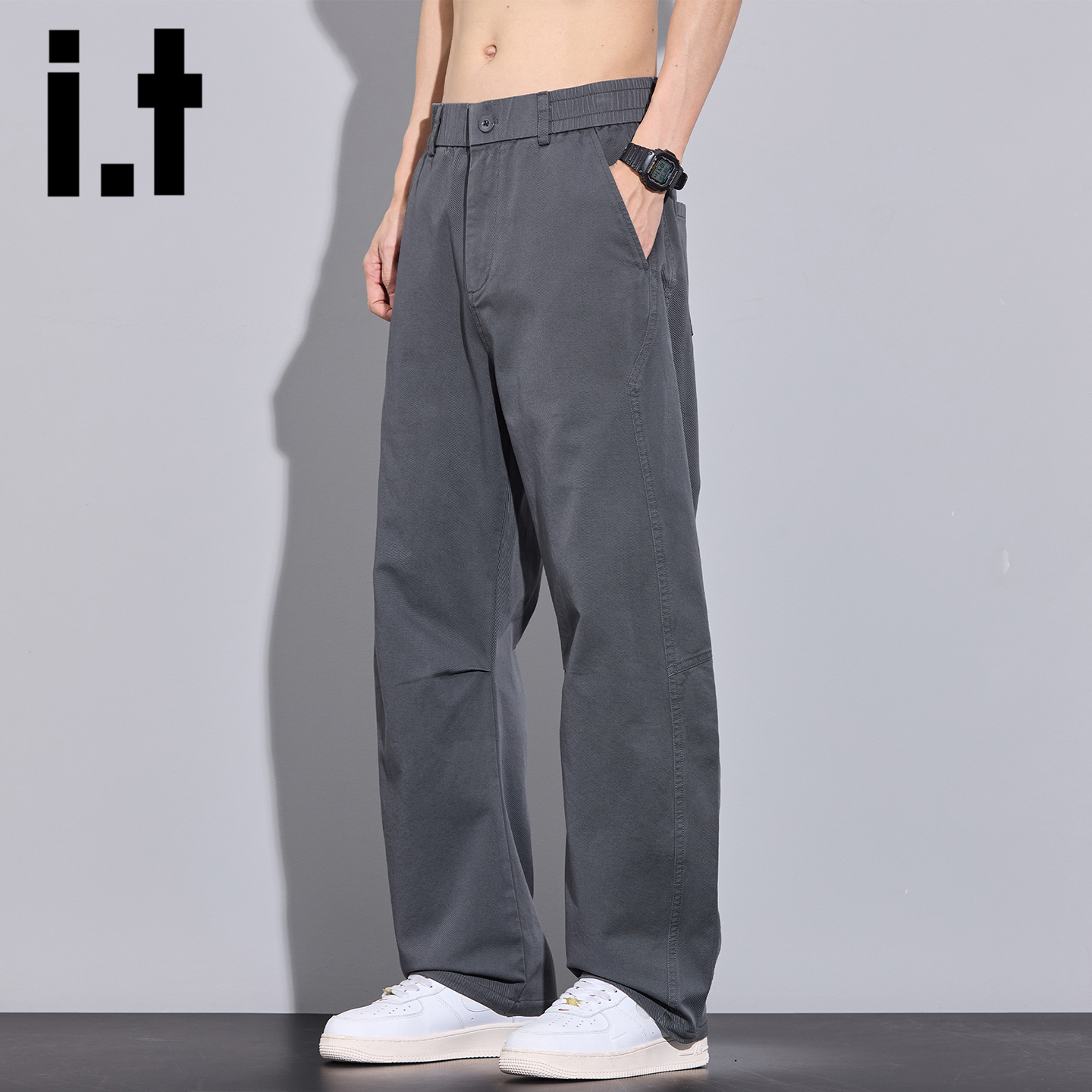 itizzue潮牌美式舒适休闲裤