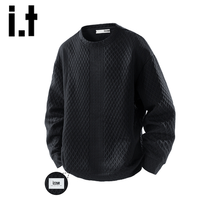 itizzue美式重磅肌理感休闲卫衣