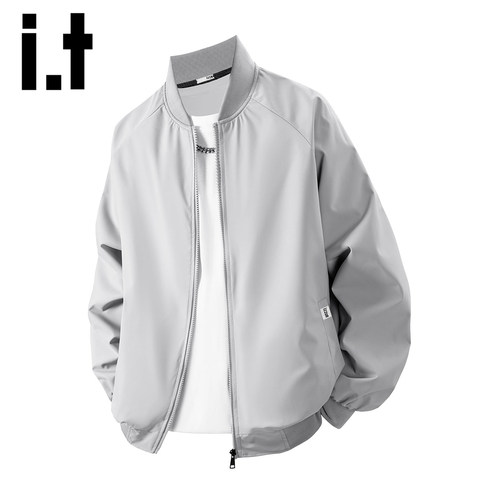 itizzue新款潮牌棒球领夹克男