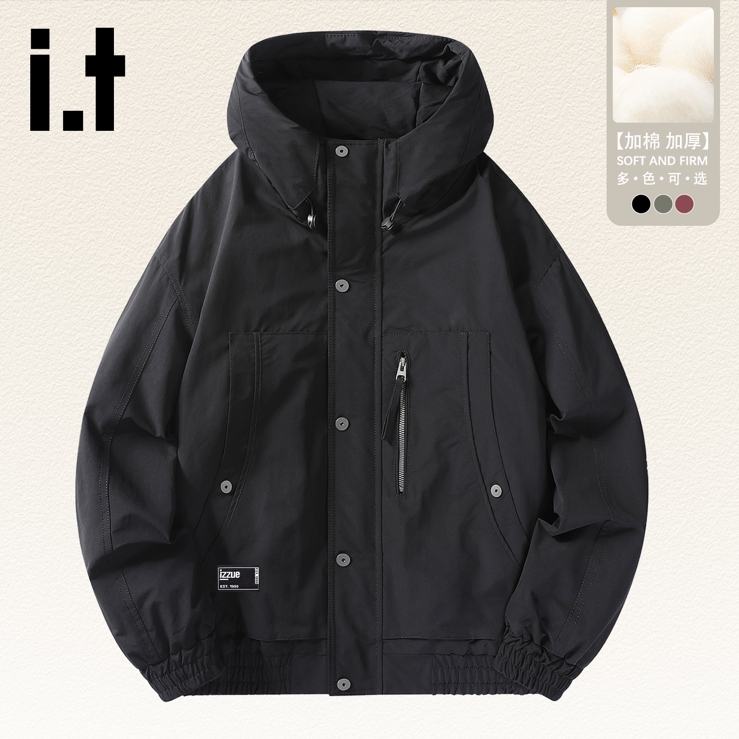 it外套男士户外运动风工装夹克