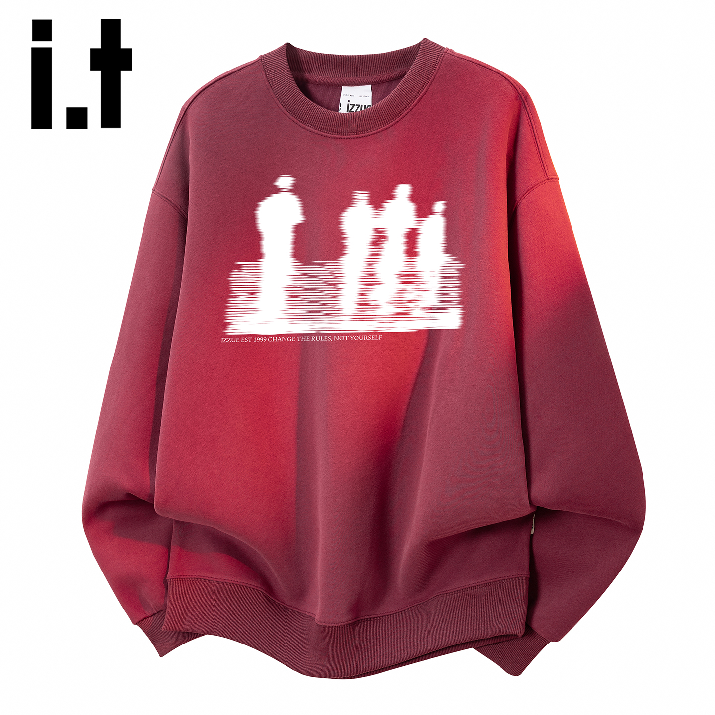 itizzue潮流印花长袖上衣