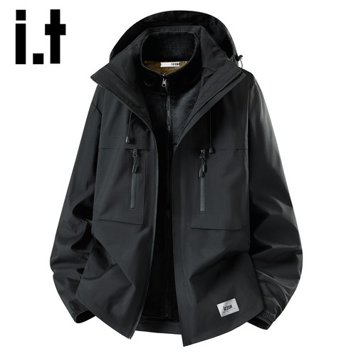 itizzue三合一冲锋外套男秋季