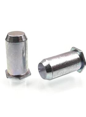 PINN-M2-5.5/6.5铁镀锌花齿压铆销钉六角定位导向销