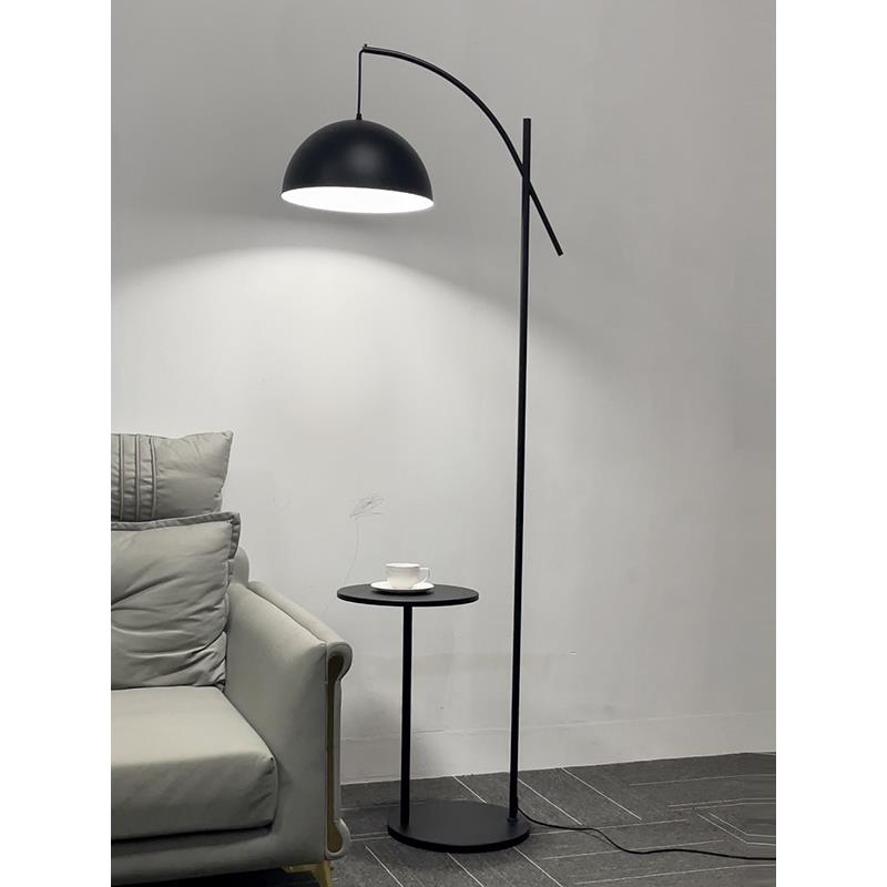 茶几托盘置物架桌子简约北欧客厅卧室床头全光谱护眼钓鱼落地灯