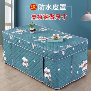 通用2024新款 烤火桌子罩套四季 加厚烤火罩长方形冬天电炉罩套桌布